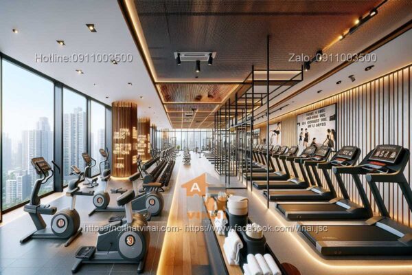 Mẫu thiết kế phòng gym 3