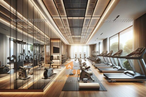 Mẫu thiết kế phòng gym 5