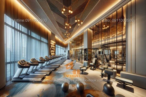 Mẫu thiết kế phòng gym 6