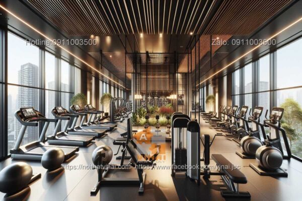 Mẫu thiết kế phòng gym 7