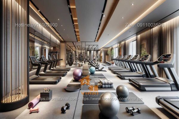 Mẫu thiết kế phòng gym 8