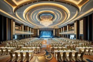 Mẫu thiết kế phòng hội nghị sang trọng cho khách sạn lớn cao cấp 5