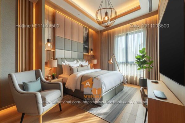Mẫu thiết kế phòng ngủ satand6rd khách sạn 5 sao 9