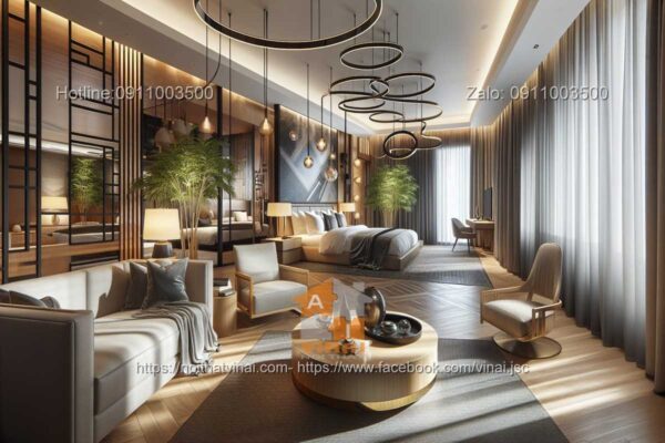 Mẫu thiết kế phòng president suite 7