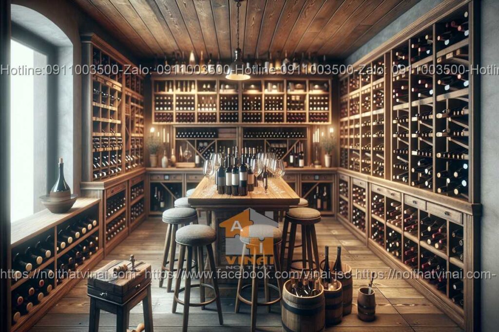 mẫu thiết kế phòng rượu vang 22