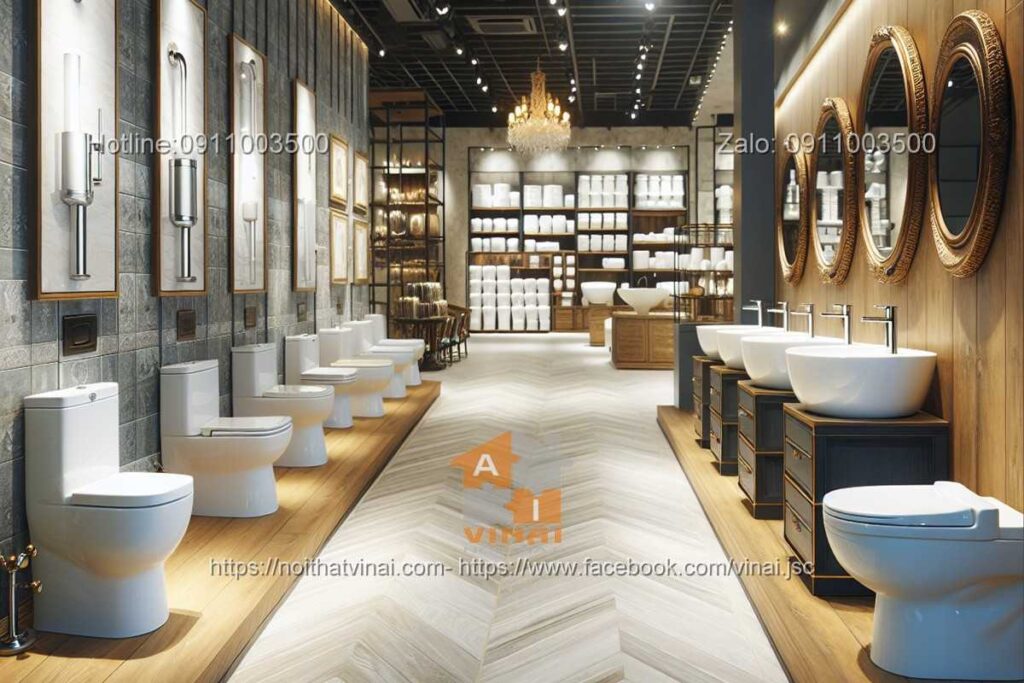 Mẫu thiết kế phòng trưng bày thiết bị vệ sinh 2