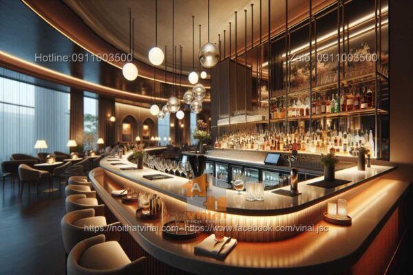 Mẫu thiết kế quán bar trong khách sạn cao cấp 5 sao quốc tế 5