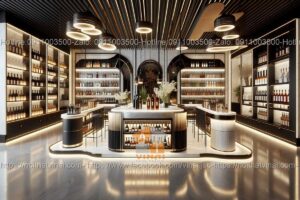 Mẫu Thiết Kế Shop Rượu Ngoại Sang Trọng