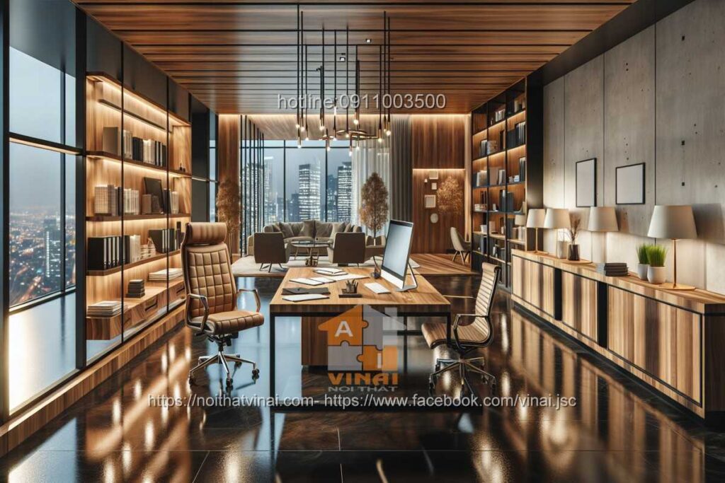 Mẫu thiết kế văn phòng làm việc nhỏ quy mô dưới 20 người 12