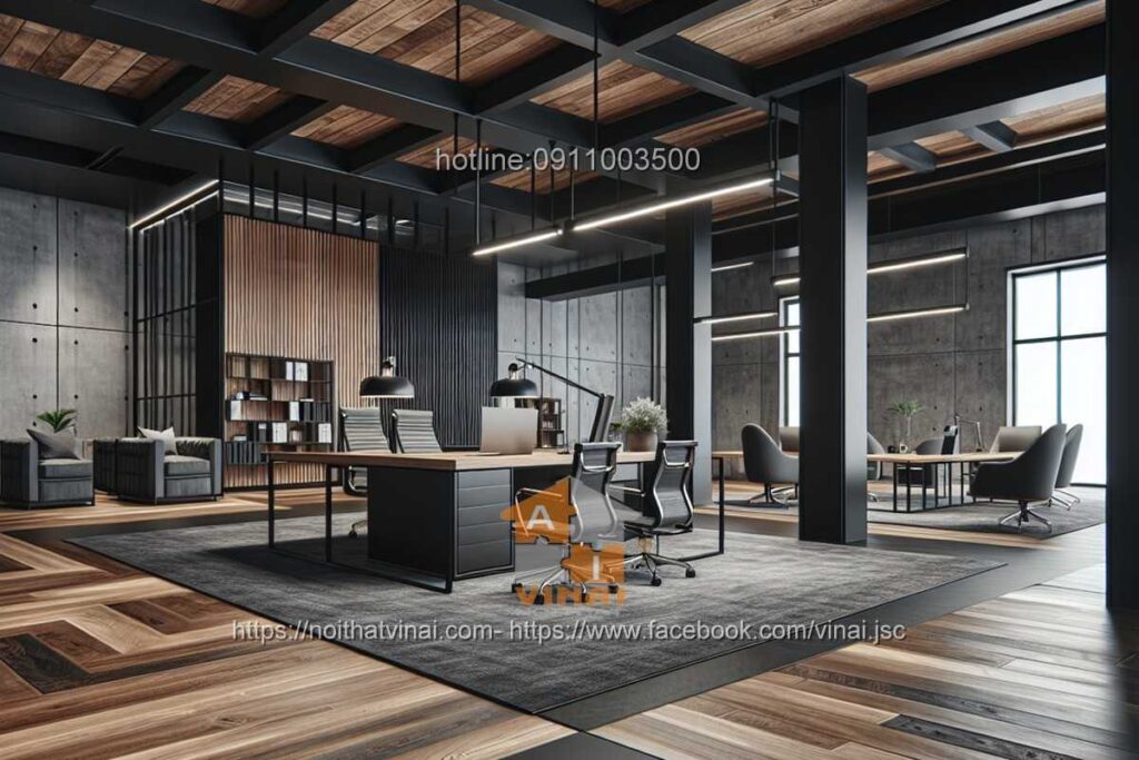 Mẫu thiết kế văn phòng làm việc nhỏ quy mô dưới 20 người 28