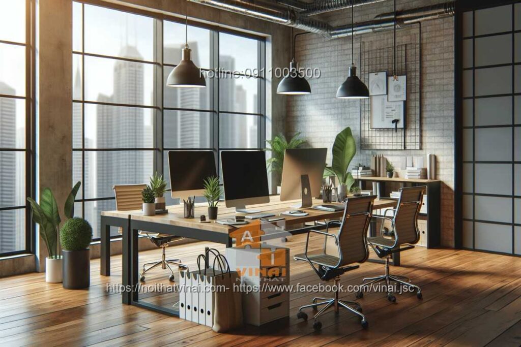 Mẫu thiết kế văn phòng làm việc nhỏ quy mô dưới 20 người 37