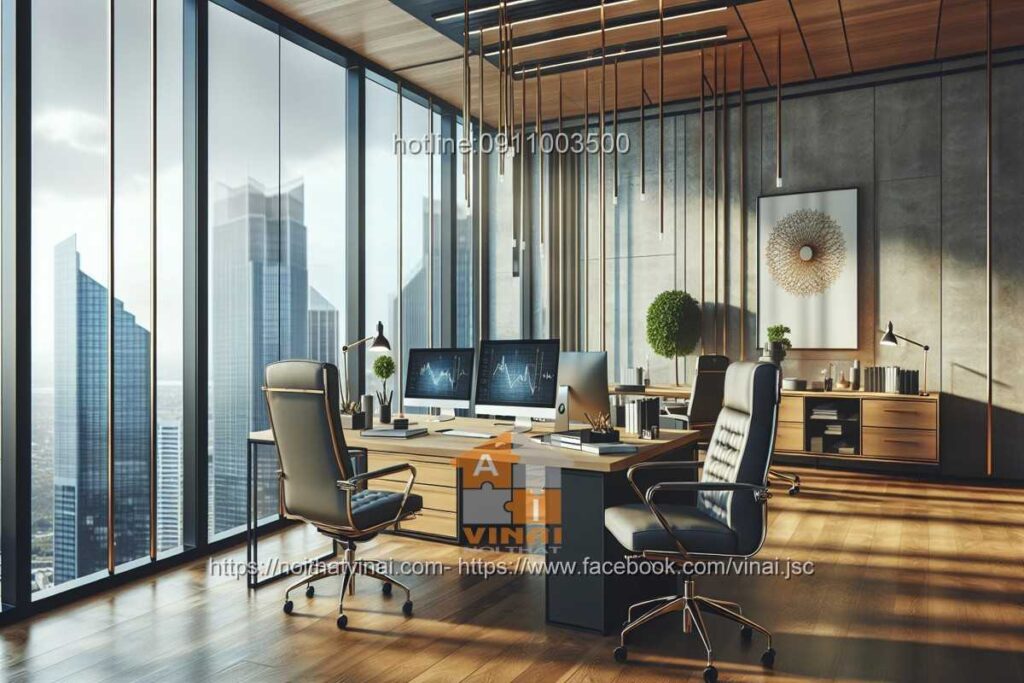 Mẫu thiết kế văn phòng làm việc nhỏ quy mô dưới 20 người 41