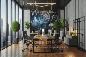 Mẫu thiết kế văn phòng làm việc nhỏ quy mô dưới 20 người 47