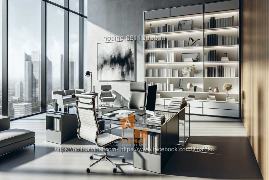 Mẫu thiết kế văn phòng làm việc nhỏ quy mô dưới 20 người 62