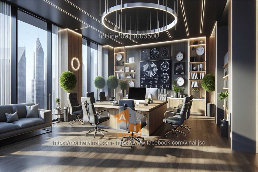 Mẫu thiết kế văn phòng làm việc nhỏ quy mô dưới 20 người 73