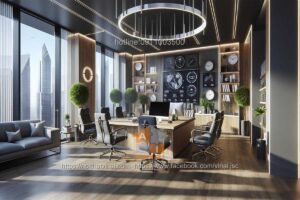 Mẫu thiết kế văn phòng làm việc nhỏ quy mô dưới 20 người 73