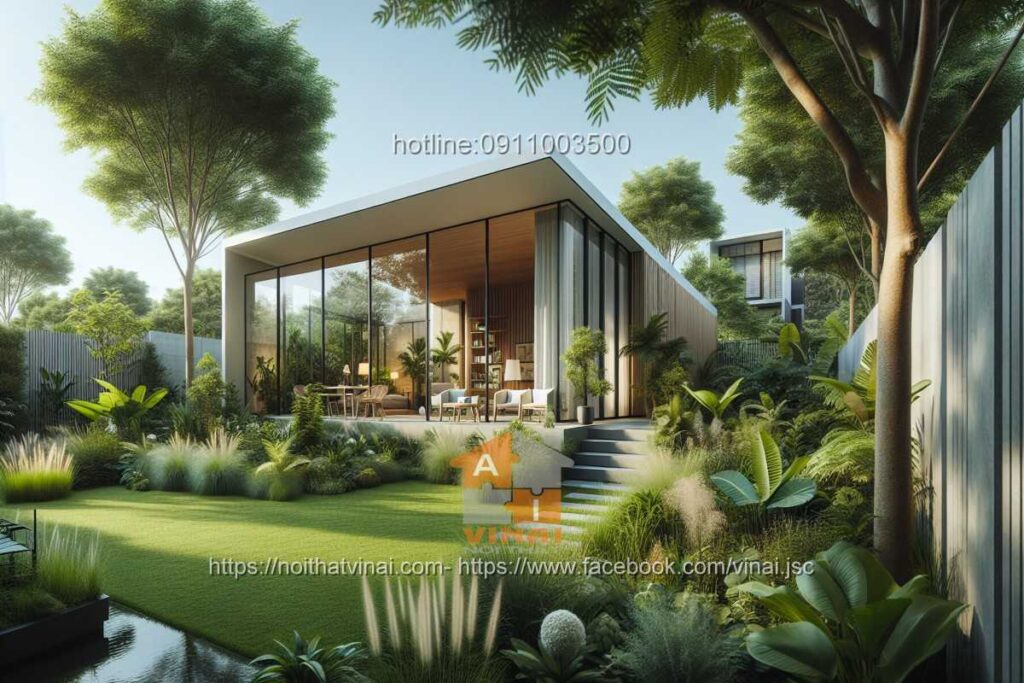 Nhà vườn 1 tầng 2