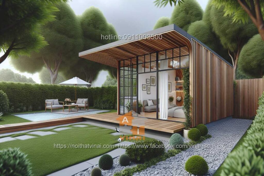 Nhà vườn 1 tầng 3