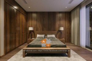 Nội thất phòng ngủ tầng 3 biệt thự Mỹ Đình - 1
