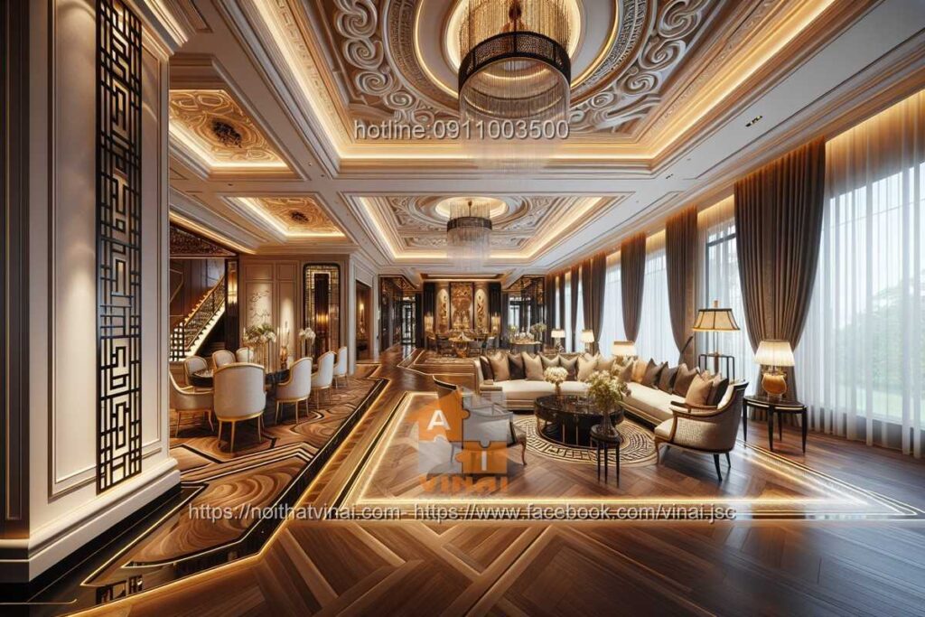 Nội thất biệt thự sang trọng