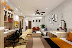 Nội thất căn hộ studio chung cư The City Light-1