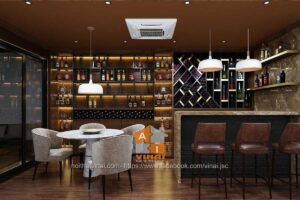 Nội thất nhà hàng sang trọng tại Vĩnh Yên-9