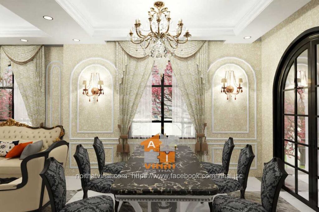 Nội thất phòng bếp biệt thự ngọc trai Vinhomes Ocean Park-2