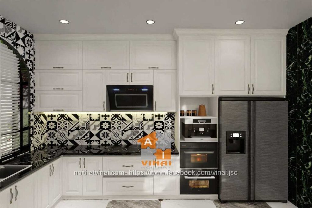 Nội thất phòng bếp biệt thự ngọc trai Vinhomes Ocean Park-3