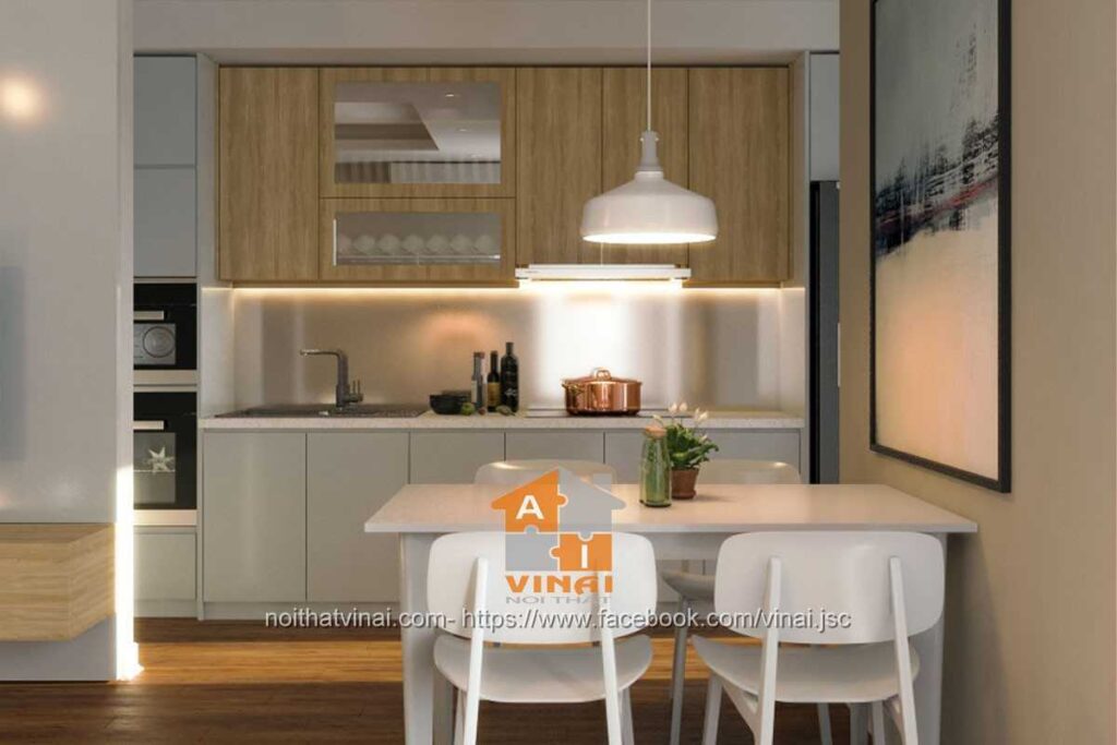 Nội thất phòng bếp chung cư c14 Bắc Hà-1