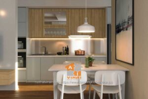 Nội thất phòng bếp chung cư c14 Bắc Hà-1