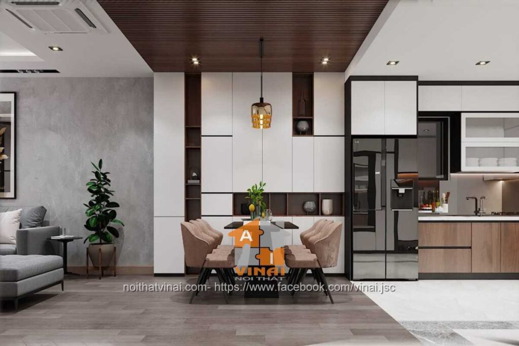 Nội thất phòng bếp chung cư FLC Cầu Giấy-3