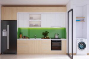 Nội thất phòng bếp chung cư HD Mon City Mỹ Đình căn B0816-1