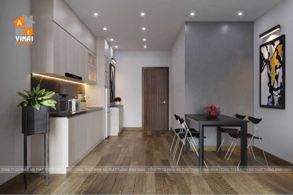 Nội thất phòng bếp chung cư Metropolis tòa M1 căn 1ngủ- 3