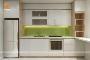 Nội thất phòng bếp chung cư N02 Trần Quý Kiên-1
