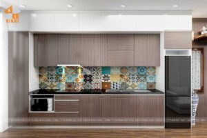 Nội thất phòng bếp chung cư New Horizon- 87 Lĩnh Nam