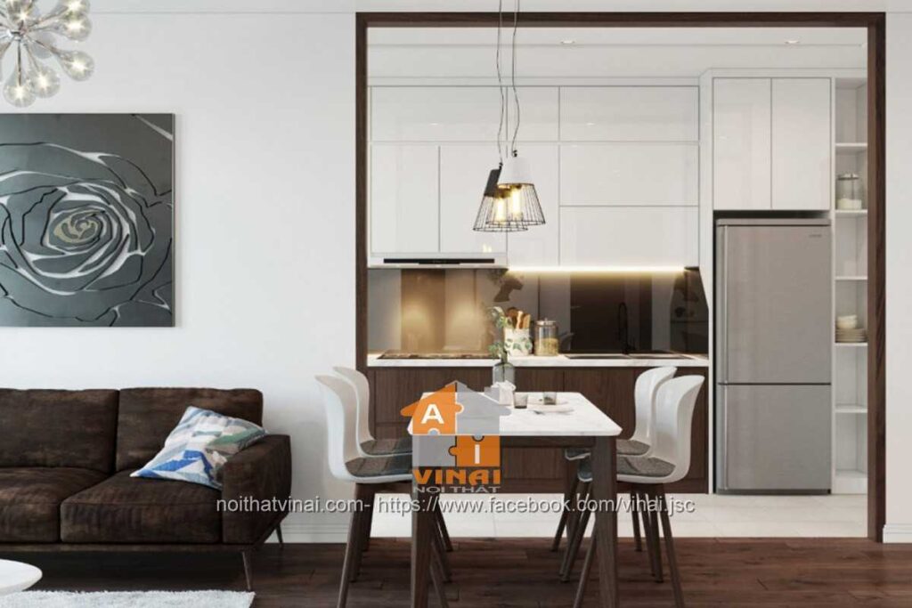 Nội thất phòng bếp chung cư Sky Central -3