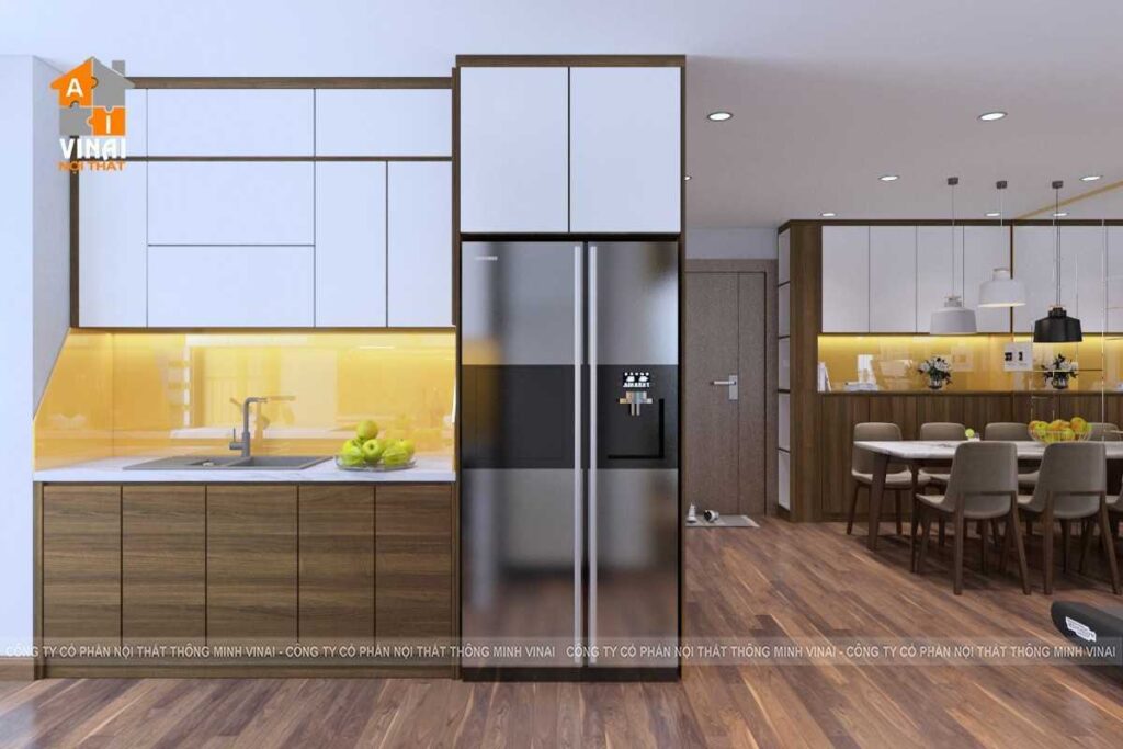 Nội thất phòng bếp chung cư Sun-Square-Mỹ Đình căn 26A6-2