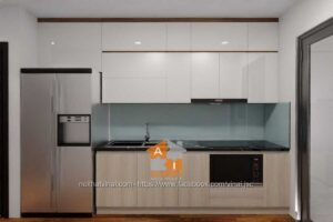 Nội thất phòng bếp chung cư VCI căn A809 -2PN-2VS-1