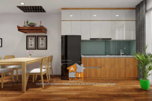 Nội thất phòng bếp chung cư VCI căn B1813