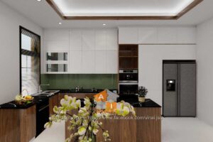 Nội thất phòng bếp nhà liền kề Đặng Xá Gia Lâm-1