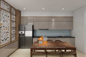 Nội thất phòng bếp nhà phố Phùng Thị Toại- Vĩnh Yên-1