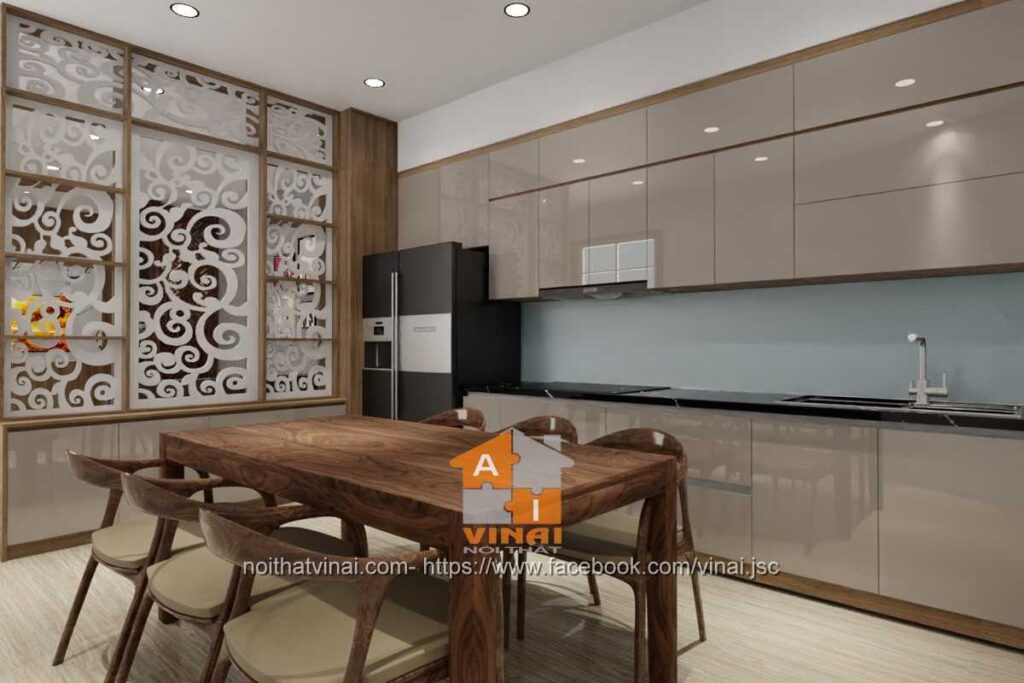 Nội thất phòng bếp nhà phố Phùng Thị Toại- Vĩnh Yên-2