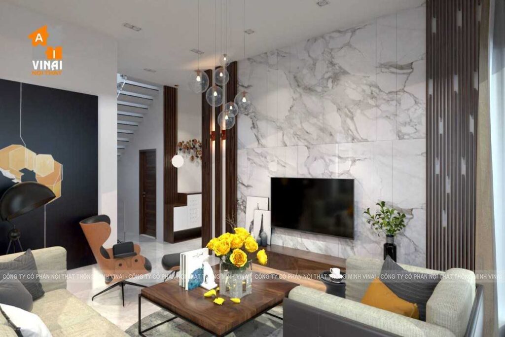 Nôi thất phòng khách nhà lô TMS Grand City Phúc Yên-2