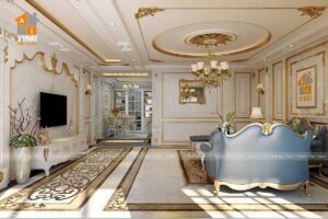 Nội thất phòng khách biệt thự Bắc Đầm Vạc - Vĩnh Yên -1