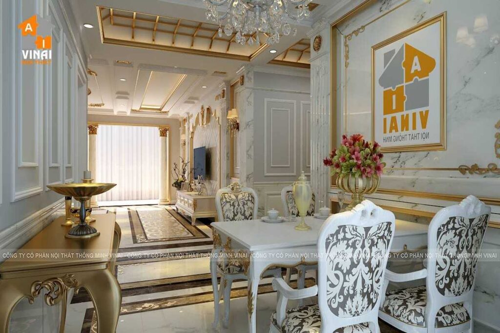 Nội thất phòng khách biệt thự Bắc Đầm Vạc - Vĩnh Yên -5