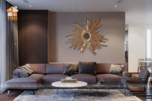 Nội thất phòng khách chung cư An Bình City căn A5-1801-1