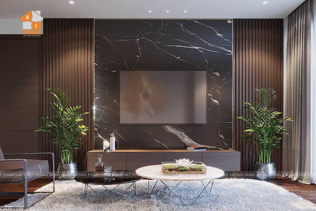 Nội thất phòng khách chung cư An Bình City căn A5-1801-5