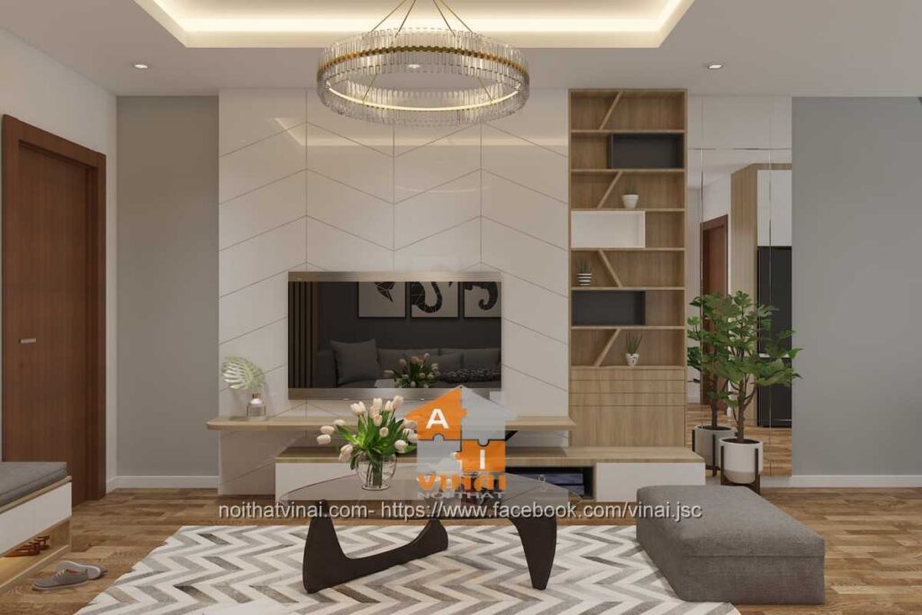 Nội thất phòng khách chung cư Bắc Ninh -2