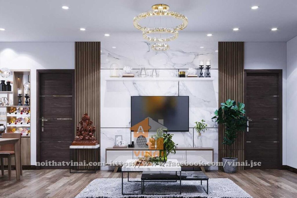 Nội thất phòng khách chung cư CT3A Mễ Trì Thượng-3