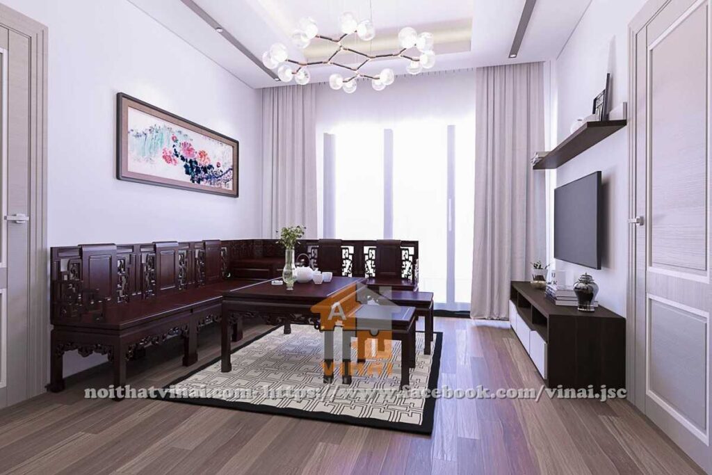 Nội thất phòng khách chung cư Gamuda-2